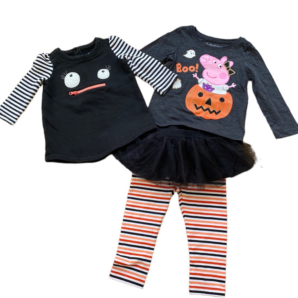 3 Piece Baby Girl’s Halloween Outfit. Size: 12-24 Months